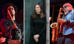 Fusion … Makaya McCraven, Mary Halvorson and Charles Lloyd. 