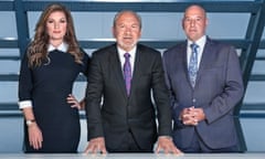 The Apprentice Karren Brady, Alan Sugar and Claude Littner