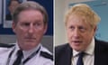 The video shows the prime minister being interrogated by Ted Hastings and the AC-12 team.