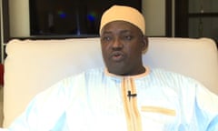 Gambia’s new president Adama Barrow.