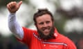 Open Championship - Day Three
TROON, SCOTLAND - JULY 16 2016: Andrew Johnston of England acknowledges the crowd on 18th green after his third round