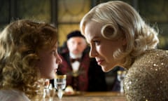 FIRST RELEASE PICTURE FROM ?THE GOLDEN COMPASS?<br>A still from the film The Golden Compass
The young lady on the left is Dakota Blue Richards, a twelve-year-old from Sussex, who won a most coveted role of Lyra Belacqua in the screen version of The Golden Compass?, part one of Philip Pullman's trilogy, His Dark Materials  Dakota won the role from 10,000 other eager young hopefuls attending one of four casting calls held in the south of England.   Dakota was a big fan of the books, and loved the National Theatre production.   She wanted to play Lyra more than anything else in the world.   And now she gets to play Lyra five days a week.  The actress on the right is Nicole Kidman as the impossibly glamorous, manipulative Mrs. Coulter a woman who gives new meaning to the word mercurial, as she turns from charming to dangerous in the spin of a dice.