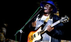 The Invisible Perform At Soup Kitchen<br>MANCHESTER, ENGLAND - SEPTEMBER 26: (EXCLUSIVE COVERAGE) Dave Okumu of The Invisible performs at Soup Kitchen on September 26, 2016 in Manchester, England. (Photo by Shirlaine Forrest/WireImage)
