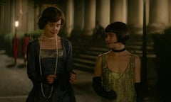 Elizabeth McGovern and Haley Lu Richardson in The Chaperone.