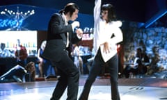 John Travolta and Uma Thurman in Pulp Fiction.