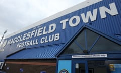 A general view of Macclesfield Town’s football ground, Moss Rose.