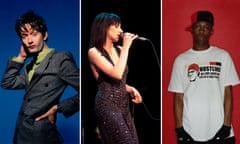 Pulp’s Jarvis Cocker, PJ Harvey and Dizzee Rascal