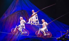 A scene from Kooza by Cirque Du Soleil @ Royal Albert Hall. (Opening 07-01-15) Tristram Kenton 01/15 (3 Raveley Street, LONDON NW5 2HX TEL 0207 267 5550 Mob 07973 617 355)email: tristram@tristramkenton.com koozagallery koozagallery