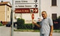 Uncle Ron and the street sign. Photograph courtesy of Paula Cocozza