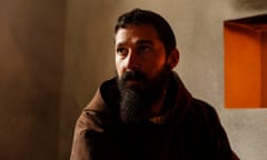 Shia LaBeouf dressed as monk Padre Pio