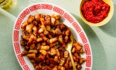 Luke Farrell's fried pork with salt.