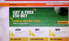 Betfair website