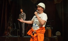 'The Cheviot, The Stag and the Black, Black Oil' play, Dundee Rep Theatre, Dundee, Scotland, UK - 01 Sep 2016<br>Mandatory Credit: Photo by REX/Shutterstock (5887547g)
Barrie Hunter (front), Ewan Donald
'The Cheviot, The Stag and the Black, Black Oil' play, Dundee Rep Theatre, Dundee, Scotland, UK - 01 Sep 2016
Dundee Rep Theatre presents "The Cheviot, The Stag and the Black, Black Oil" by  John McGrath,  directed by Associate Artistic Director, Joe Douglas