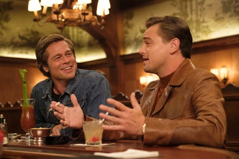 Brad Pitt and Leonardo DiCaprio in Once Upon a Time in Hollywood.