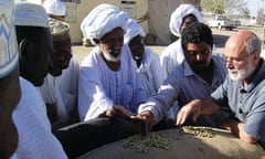 Ian Robinson, right, in Sudan in 2006.