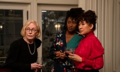 Holland Taylor, Nana Mensah and Sandra Oh in The Chair.