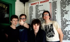 Guts and grime … the guitar-led XTC, (from left) Terry Chambers, Andy Partridge, Colin Moulding and Dave Gregory.