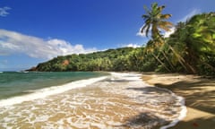 Beautiful beach in Dominica