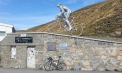 Le Géant at the top of the Tourmalet in the French Pyrenees