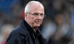 Sven-Göran Eriksson during the Serie A match between Lazio and Roma