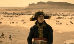 Joaquin Phoenix in a scene from Napoleon.