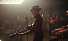 Tom Hiddleston as the US country star Hank Williams in I Saw the Light.