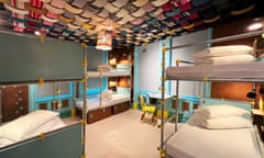Art Hostel Leeds Wooley Ewe 6 Bed Dorm by artist Jesse Wright - Photo by Hannah Platt.