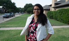 Candace Valenzuela, a candidate for US Representative in Texas’s 24th district, in El Paso, Texas. 2020.