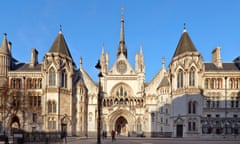 Royal Courts of Justice, London.