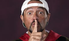 Kevin Smith poses for a portrait to promote "Clerks III" on day three of Comic-Con International on Saturday, July 23, 2022, in San Diego. (AP Photo/Chris Pizzello)