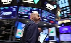 The floor at the New York Stock Exchange on Wall Street