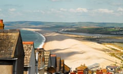 Chesil Beach in Dorset.