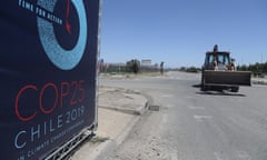 The site in Santiago, Chile, that had been due to host the COP25 UN climate conference