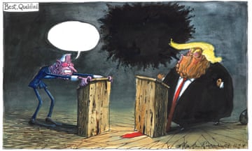 Martin Rowson on Joe Biden and Donald Trump’s race for the White House – cartoon