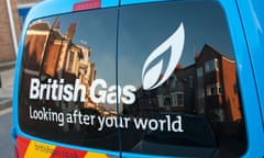 Back of British Gas van