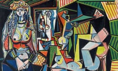 Please note mandatory byline   2015 Estate of Pablo Picasso / ARN
 
 Les femmes d'Alger (Version "O") by Pablo Picasso. See SWNS story SWPICASSO; A Picasso masterpiece has become the most expensive painting ever sold at auction when it goes under the hammer with a $179,365,000 sale price.  Les femmes d Alger  is a  majestic, vibrantly-hued painting  which was inspired by the 19th century French master Eugene Delacroix. The Women of Algiers in their Apartment was a famous 1834 painting by Delacroix which is currently located in the Louvre, Paris. Picasso created 15 variations of it between 1954 and 1955 - with this piece the final, and most highly finished version.
South West News Service
