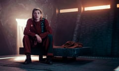 The Doctor in space jail at the start of the New Year’s Day special.