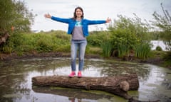 Leila Taheri photographed at the Welsh Harp wetlands in north London, 9 May 2022. For Guardian Angels.