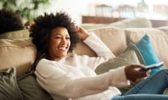 couple watching tv