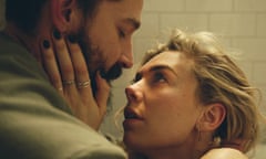 This image released by the Venice Film Festival shows actors Shia LaBeouf, left, and Vanessa Kirby in a scene from the movie Pieces of a Woman, in competition at the 77th Venice Film Festival, that will be held in Venice, Italy, Sept. 2-12. (Venice Film Festival via AP)