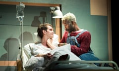 Andrew Garfield and Nathan Stewart-Jarrett