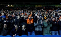 Super League - Leeds Rhinos vs Castleford Tigers<br>Rugby League - Super League - Leeds Rhinos vs Castleford Tigers - Elland Road, Leeds, Britain - March 23, 2018 Castleford Tigers fans before the game Action Images/Ed Sykes