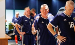 Scotland Over 50's team play Iran in the Masters tournament