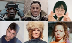 Clockwise from top left: Pa Salieu, Bruce Springsteen, Yaeji, Nilüfer Yanya, Kathleen Edwards, Sufjan Stevens.