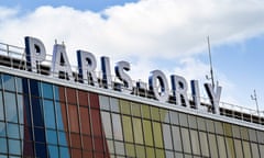 Paris Orly airport sign.