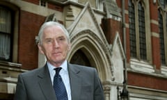 Lord Hutton arrives at the Royal Courts of Justice at the start of his inquiry in the Kelly affair.