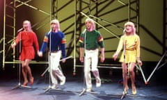 Mandatory Credit: Photo By REX FEATURES 84727 TE PHOTO BY TONY EYLES/ REX FEATURES 1981 Eurovision Song Contest British winners winning entry BUCKS FIZZ singing