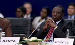 Kenya deputy president William Ruto during UN World Humanitarian Summit in Istanbul on 24 May 2016.