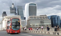 Bus on London Bridge