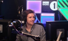 Greg James Radio 1 Breakfast Show<br>For use in UK, Ireland or Benelux countries only 
BBC handout photo of Greg James hosting his first Radio 1 Breakfast show. The DJ has taken over the early morning radio programme from Nick Grimshaw. PRESS ASSOCIATION Photo. Issue date: Monday August 20, 2018. See PA story SHOWBIZ James. Photo credit should read: Mark Allan/BBC/PA Wire

NOTE TO EDITORS: Not for use more than 21 days after issue. You may use this picture without charge only for the purpose of publicising or reporting on current BBC programming, personnel or other BBC output or activity within 21 days of issue. Any use after that time MUST be cleared through BBC Picture Publicity. Please credit the image to the BBC and any named photographer or independent programme maker, as described in the caption.